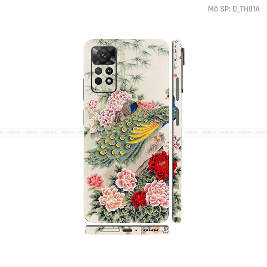 Dán Skin Xiaomi Redmi Note 11 Series Hình Thư Pháp | D_TH01A