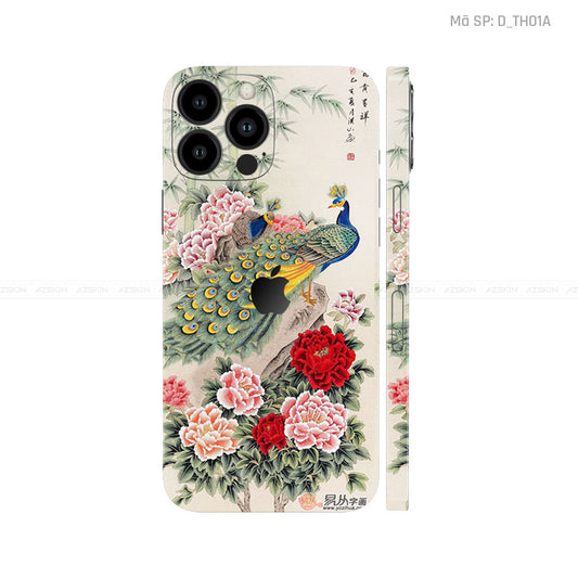 Dán Skin IPhone 12 Series Hình Thư Pháp | D_TH01A