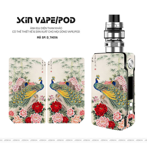 Dán Skin Vape Hình Thư Pháp | D_TH01A