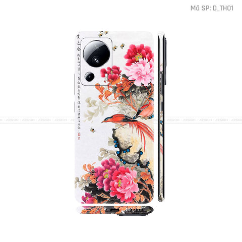 Dán Skin Xiaomi 13 Series Hình Thư Pháp | D_TH01