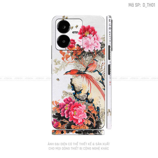 Dán Skin Vivo Y Series Hình Thư Pháp | D_TH01