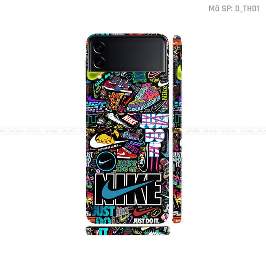 Dán Skin Galaxy Zflip3 Hình Thương Hiệu | D_TH01