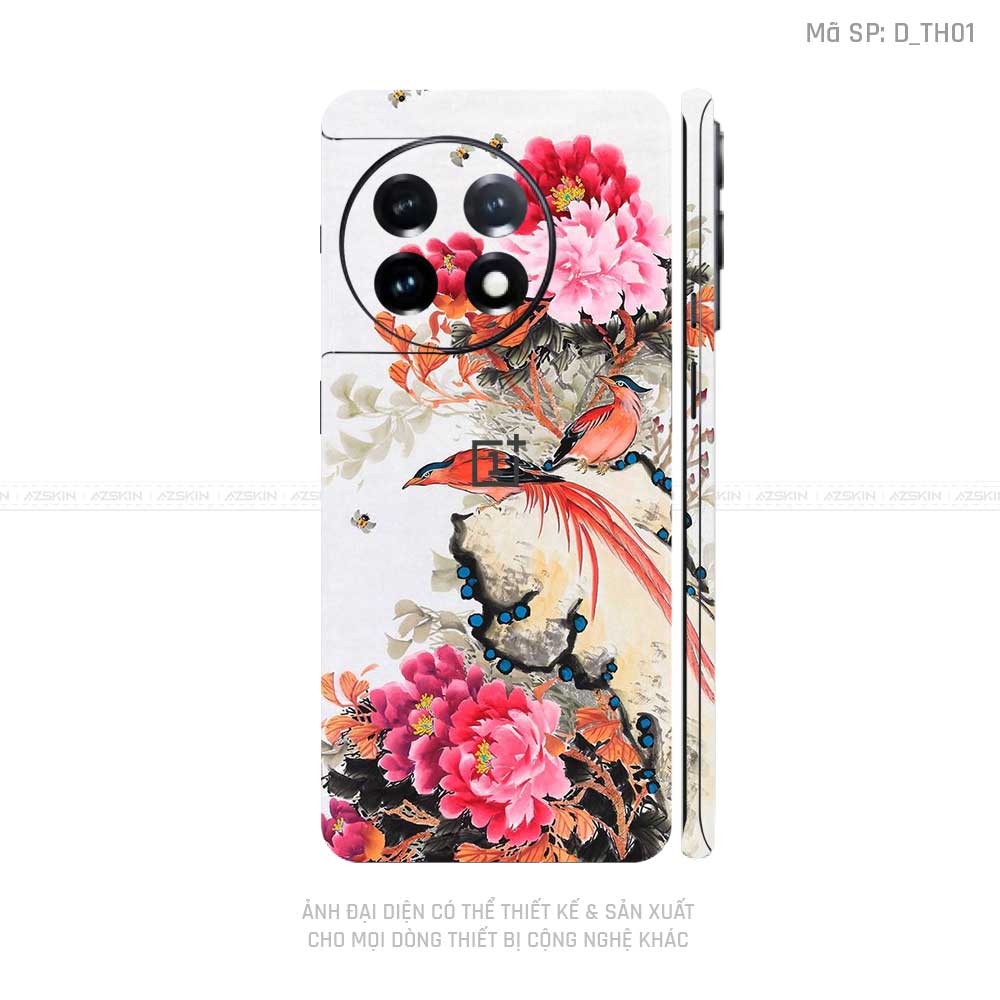 Dán Skin Oneplus Ace Series Hình Thư Pháp | D_TH01