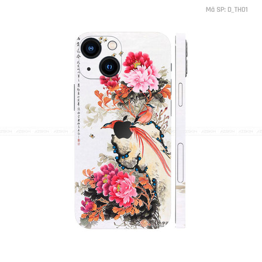 Dán Skin IPhone 13 Series Hình Thư Pháp | D_TH01