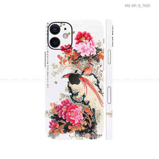 Dán Skin IPhone 12 Series Hình Thư Pháp | D_TH01