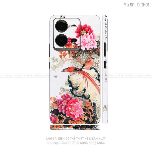 Dán Skin Vivo V Series Hình Thư Pháp | D_TH01