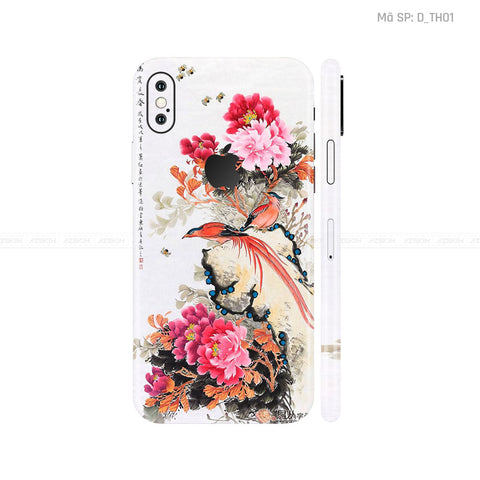 Dán Skin IPhone X Series Hình Thư Pháp | D_TH01