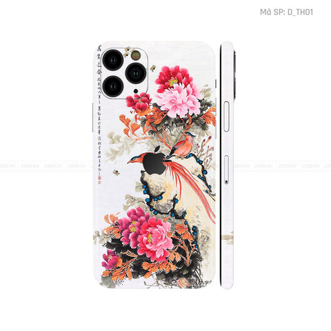 Dán Skin IPhone 11 Series Hình Thư Pháp | D_TH01