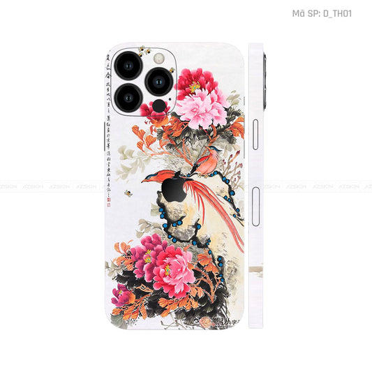Dán Skin IPhone 13 Series Hình Thư Pháp | D_TH01