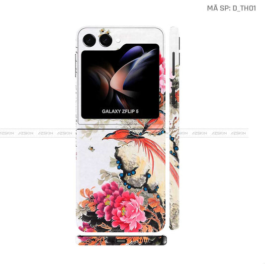 Dán Skin Galaxy Z Flip 7 Hình Thư Pháp | D_TH01
