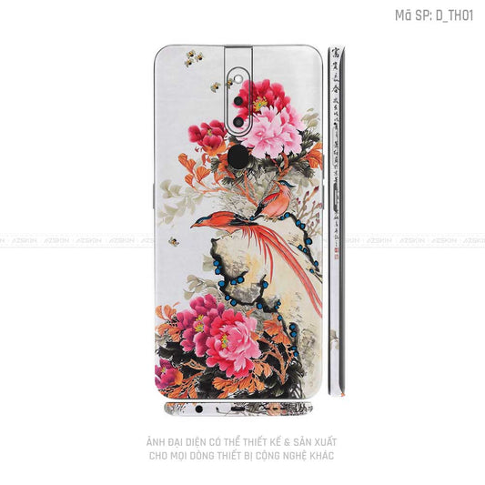Miếng Dán Skin Điện Thoại OPPO F Series Hình Thư Pháp | D_TH01