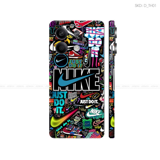 Dán Skin Điện Thoại Xiaomi Redmi 13 Series Hình Thương Hiệu | D_TH01