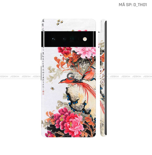 Dán Skin Google Pixel 6 Series Hình Thư Pháp | D_TH01