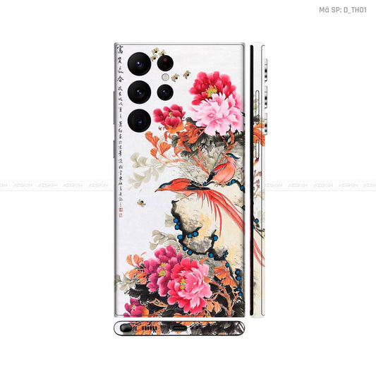 Dán Skin Galaxy S22 Series Hình Thư Pháp | D_TH01