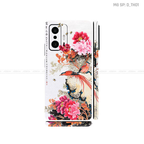 Dán Skin Xiaomi 11 Series Hình Thư Pháp | D_TH01