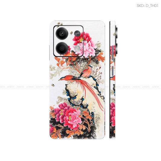 Dán Skin Điện Thoại Xiaomi Redmi 13 Series Hình Thư Pháp | D_TH01