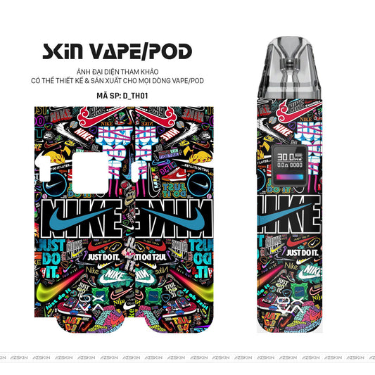 Dán Skin Pod Hình Thương Hiệu | D_TH01