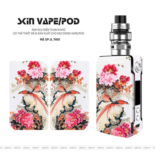 Dán Skin Vape Hình Thư Pháp | D_TH01