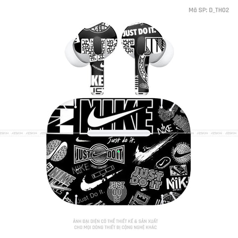 Dán Skin Tai Nghe Airpod Pro/ Pro 2 Hình Nike | D_TH02