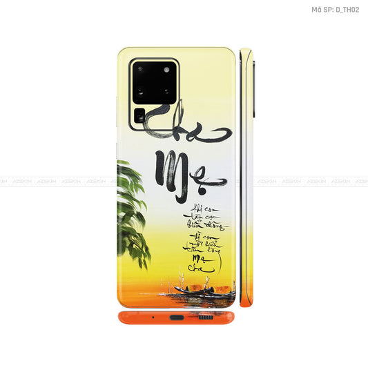 Dán Skin Galaxy S20 Series Hình Thư Pháp | D_TH02