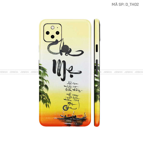 Dán Skin Google Pixel 5 Hình Thư Pháp | D_TH02