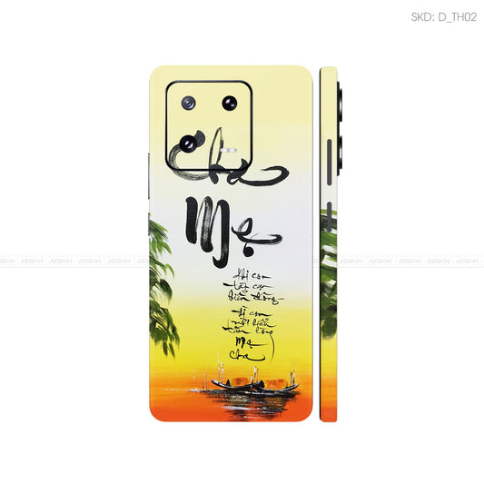 Dán Skin Điện Thoại Xiaomi 14 Series Hình Thư Pháp | D_TH02