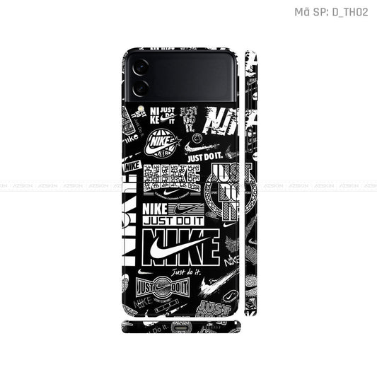 Dán Skin Galaxy Zflip3 Hình Pattern LV| D_TH02