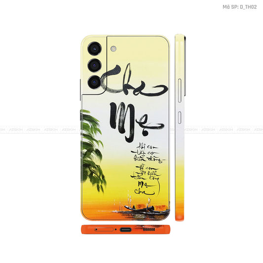 Dán Skin Galaxy S22 Series Hình Thư Pháp | D_TH02