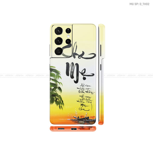 Dán Skin Galaxy S21 Series Hình Thư Pháp | D_TH02