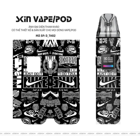 Dán Skin Pod Hình Thương Hiệu | D_TH02