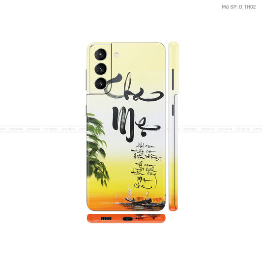 Dán Skin Galaxy S21 Series Hình Thư Pháp | D_TH02
