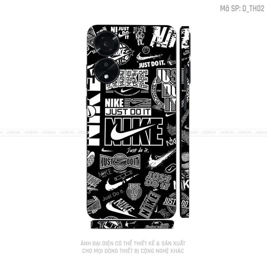 Miếng Dán Skin Điện Thoại OPPO A Series Hình Thương Hiệu | D_TH02