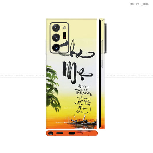 Dán Skin Galaxy Note 20 Series Hình Thư Pháp | D_TH02