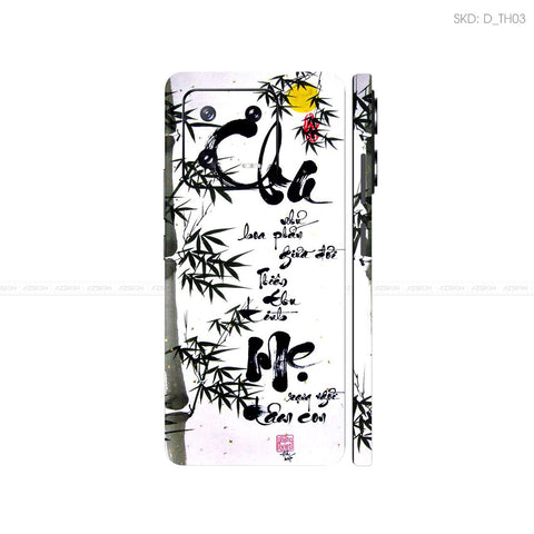 Dán Skin Điện Thoại Xiaomi 14 Series Hình Thư Pháp | D_TH03