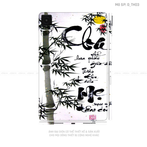 Dán Skin Máy Tính Bảng Xiaomi Mipad Hình Thư Pháp | D_TH03