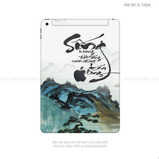 Dán Skin IPad Gen Series Hình Thư Pháp | D_TH04