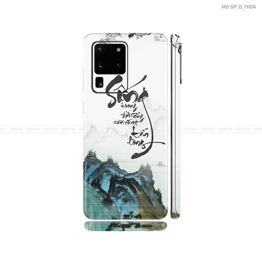 Dán Skin Galaxy S20 Series Hình Thư Pháp | D_TH04