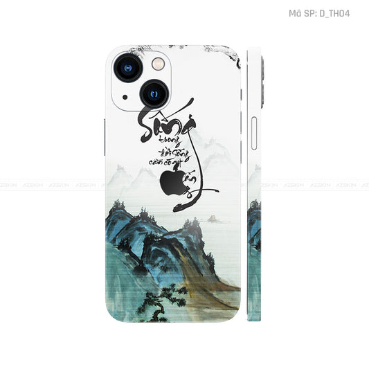 Dán Skin IPhone 14 Series Hình Thư Pháp | D_TH04