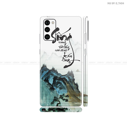 Dán Skin Galaxy Note 20 Series Hình Thư Pháp | D_TH04