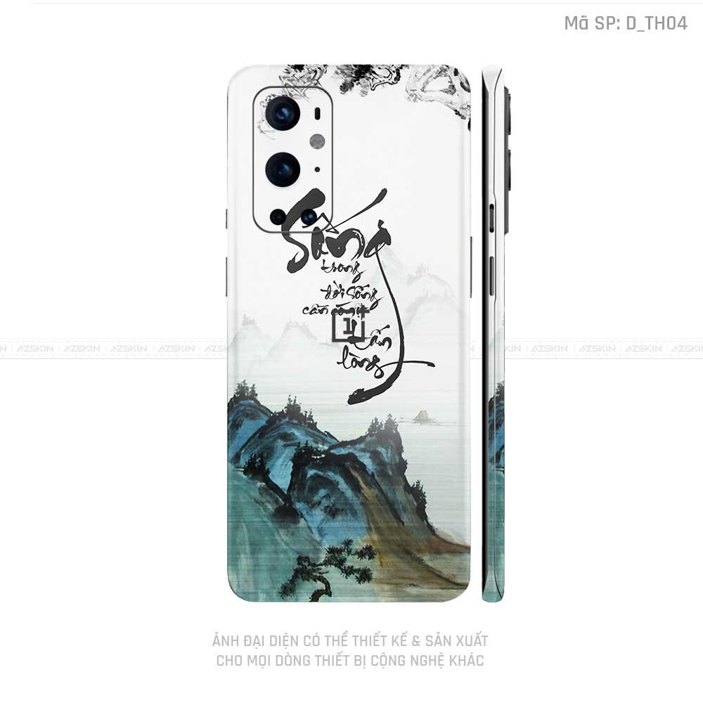 Dán Skin Oneplus 8/9 Series Hình Thư Pháp | D_TH04