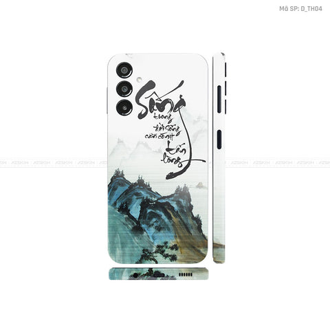 Dán Skin Samsung A Series Hình Thư Pháp | D_TH04