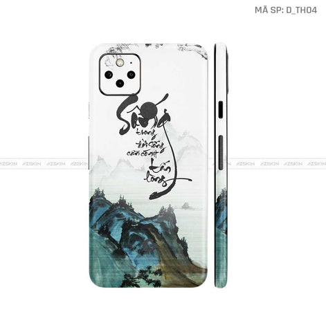 Dán Skin Google Pixel 5 Hình Thư Pháp | D_TH04