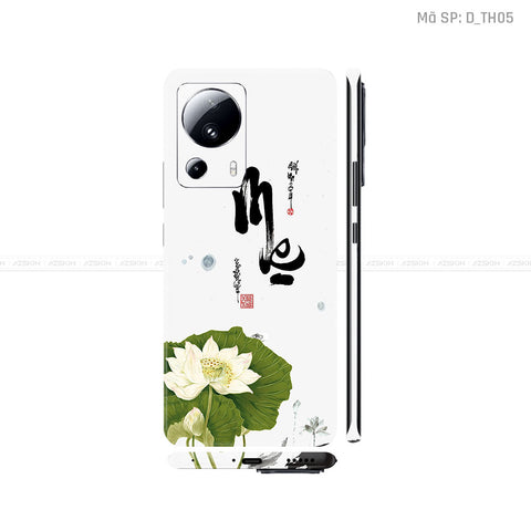 Dán Skin Xiaomi 13 Series Hình Thư Pháp | D_TH05