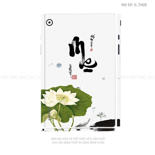 Dán Skin Galaxy Tab A Series Hình Thư Pháp | D_TH05