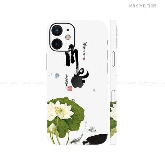 Dán Skin IPhone 12 Series Hình Thư Pháp | D_TH05
