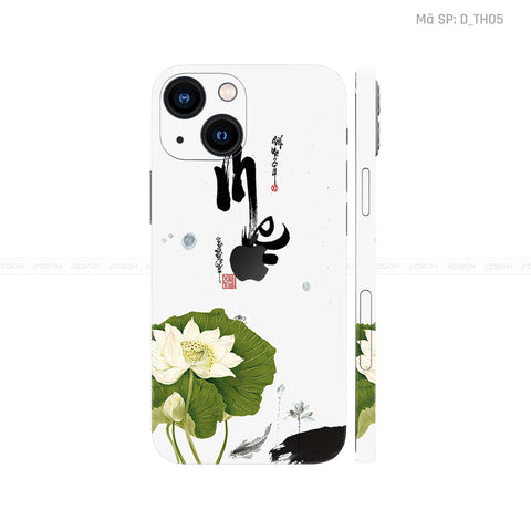 Dán Skin IPhone 13 Series Hình Thư Pháp | D_TH05