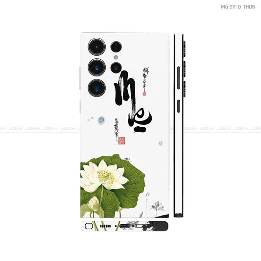 Dán Skin Samsung Galaxy S24 Series Chủ Đề Thư Pháp| D_TH05