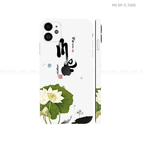 Dán Skin IPhone 11 Series Hình Thư Pháp | D_TH05