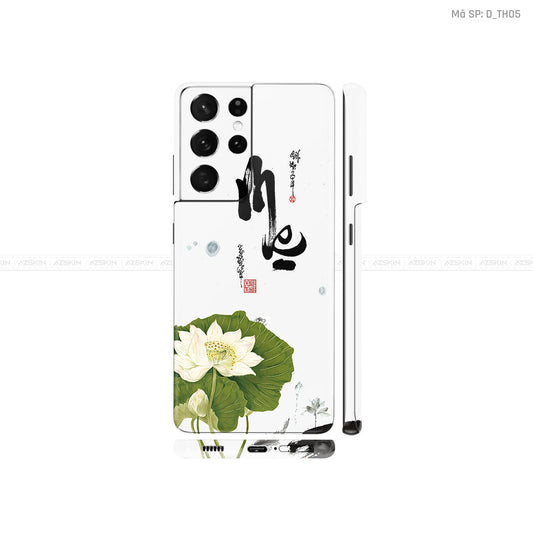 Dán Skin Galaxy S21 Series Hình Thư Pháp | D_TH05