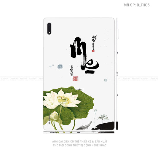 Dán Skin Galaxy Tab S7 Series Hình Thư Pháp | D_TH05